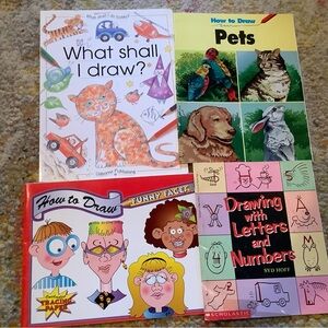 Set of 4 Drawing Books for Kids